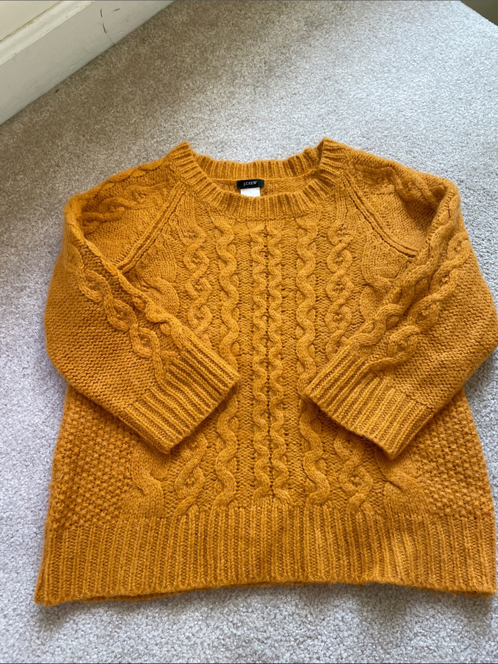 Mustard J Crew Sweater